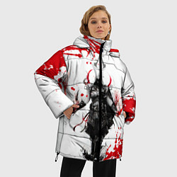 Куртка зимняя женская Assassins Creed, цвет: 3D-черный — фото 2
