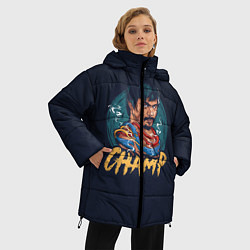 Куртка зимняя женская Champ, цвет: 3D-черный — фото 2