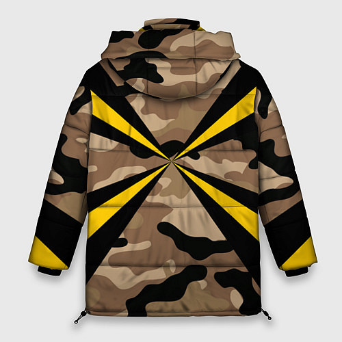 Женская зимняя куртка Войска связи / 3D-Черный – фото 2