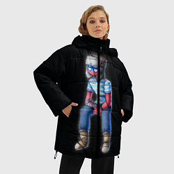 Куртка зимняя женская CountryHumans - Россия, цвет: 3D-черный — фото 2