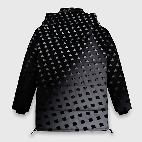 Женская зимняя куртка Текстура / 3D-Черный – фото 2