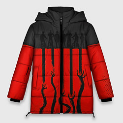 Куртка зимняя женская Очень странные дела, цвет: 3D-красный