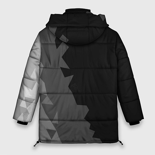 Женская зимняя куртка Dark abstraction / 3D-Черный – фото 2