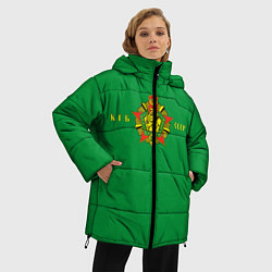 Куртка зимняя женская Пограничные Войска КГБ СССР, цвет: 3D-черный — фото 2