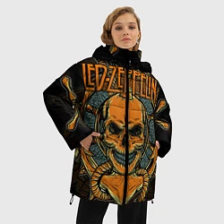 Куртка зимняя женская Led Zeppelin, цвет: 3D-черный — фото 2