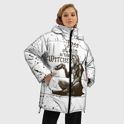 Куртка зимняя женская ВЕДЬМАКУ ЗАПЛАТИТЕ, цвет: 3D-черный — фото 2