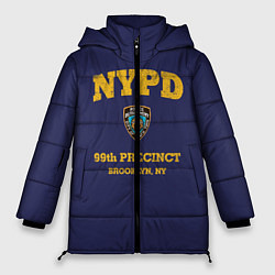 Куртка зимняя женская Бруклин 9-9 департамент NYPD, цвет: 3D-красный