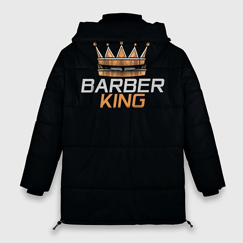 Женская зимняя куртка Barber King Барбер Король / 3D-Черный – фото 2