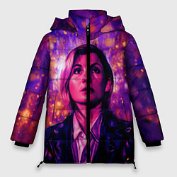 Куртка зимняя женская DOCTOR WHO, цвет: 3D-черный