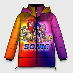 Куртка зимняя женская Команда Соника, цвет: 3D-красный