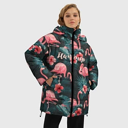 Куртка зимняя женская Flamingo, цвет: 3D-черный — фото 2