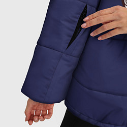 Куртка зимняя женская Козерог Знак Зодиака, цвет: 3D-черный — фото 2