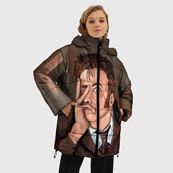 Куртка зимняя женская 10TH DOCTOR WHO, цвет: 3D-черный — фото 2