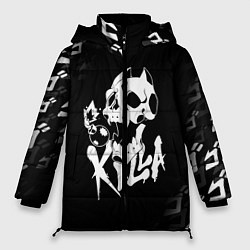 Куртка зимняя женская KILLER QUEEN, цвет: 3D-черный
