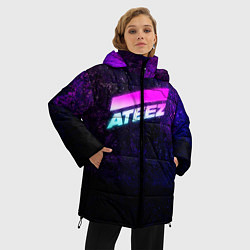 Куртка зимняя женская ATEEZ neon, цвет: 3D-красный — фото 2