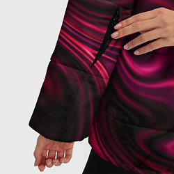 Куртка зимняя женская Abstract Fluid, цвет: 3D-черный — фото 2