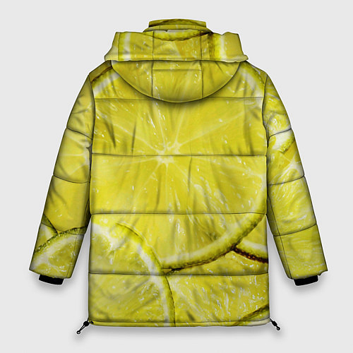 Женская зимняя куртка Лайм / 3D-Черный – фото 2