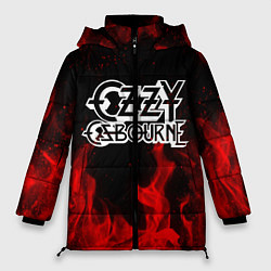 Куртка зимняя женская Ozzy Osbourne, цвет: 3D-черный