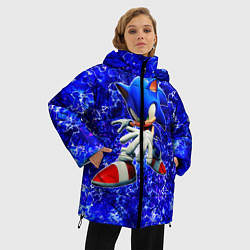 Куртка зимняя женская Sonic Молнии, цвет: 3D-черный — фото 2