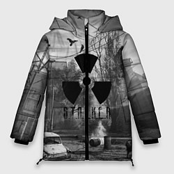 Куртка зимняя женская СТАЛКЕР-ЧЕРНОБЫЛЬ, цвет: 3D-черный