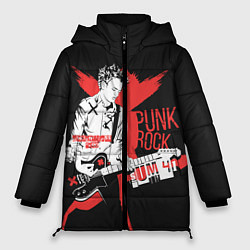 Куртка зимняя женская Punk-rock, цвет: 3D-черный