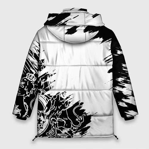 Женская зимняя куртка Автограф Фредди Меркьюри / 3D-Черный – фото 2