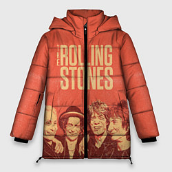 Куртка зимняя женская The Rolling Stones, цвет: 3D-черный