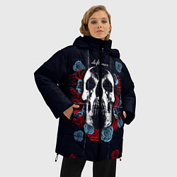 Куртка зимняя женская Deftones Rose, цвет: 3D-светло-серый — фото 2