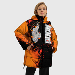 Куртка зимняя женская DOOM Eternal, цвет: 3D-черный — фото 2