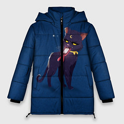 Куртка зимняя женская КИСА С ТЕЛЕФОНОМ, цвет: 3D-красный