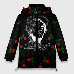 Куртка зимняя женская LIL PEEP ROSE, цвет: 3D-красный