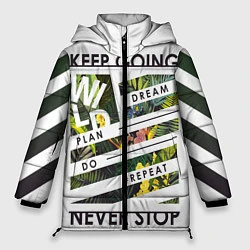 Куртка зимняя женская Off-White: Keep Going, цвет: 3D-черный