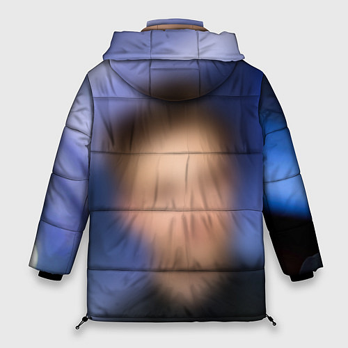 Женская зимняя куртка Роберт Паттинсон / 3D-Черный – фото 2