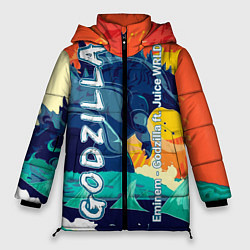 Куртка зимняя женская Eminem и Juice WRLD, цвет: 3D-черный