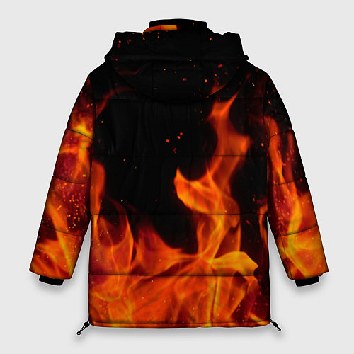 Женская зимняя куртка Brawl stars leon max / 3D-Черный – фото 2