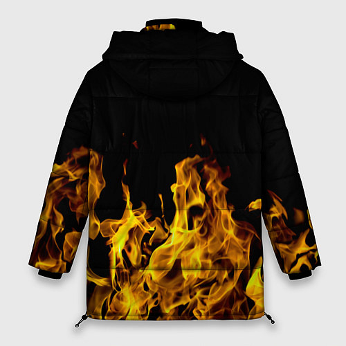 Женская зимняя куртка Brawl stars leon max / 3D-Черный – фото 2