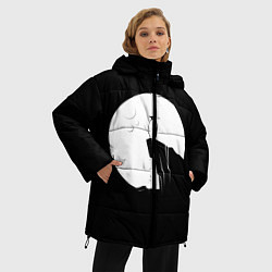 Куртка зимняя женская Одинокий Пингвин, цвет: 3D-черный — фото 2