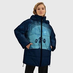Куртка зимняя женская Тяжёлая атлетика, цвет: 3D-черный — фото 2