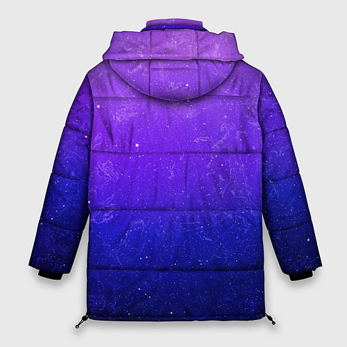 Женская зимняя куртка Звёздное небо / 3D-Черный – фото 2