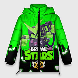 Куртка зимняя женская Brawl stars 8-BIT, цвет: 3D-черный