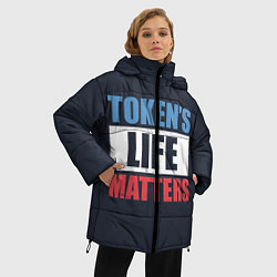 Куртка зимняя женская TOKENS LIFE MATTERS, цвет: 3D-черный — фото 2