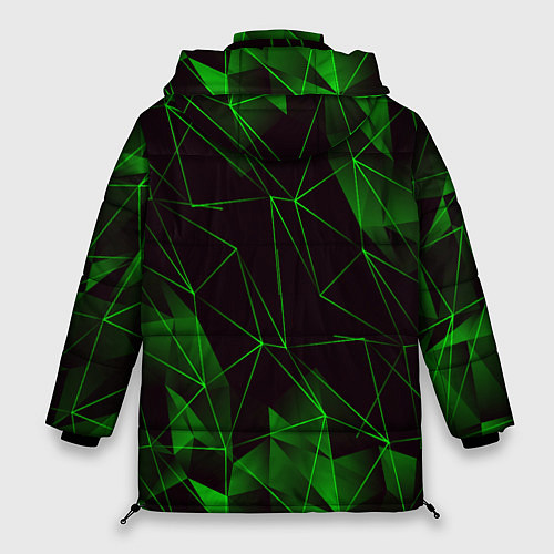 Женская зимняя куртка GREEN STRIPES / 3D-Черный – фото 2