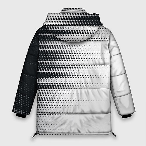 Женская зимняя куртка Форма Ювентуса / 3D-Черный – фото 2