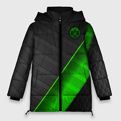 Куртка зимняя женская FC Borussia, цвет: 3D-черный