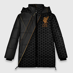 Куртка зимняя женская Liverpool FC, цвет: 3D-черный