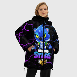Куртка зимняя женская BRAWL STARS LEON, цвет: 3D-черный — фото 2