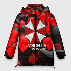 Куртка зимняя женская Umbrella Corp, цвет: 3D-черный