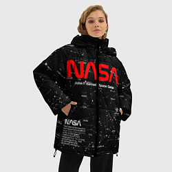 Куртка зимняя женская NASA, цвет: 3D-черный — фото 2