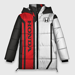Куртка зимняя женская Honda Driver team, цвет: 3D-черный