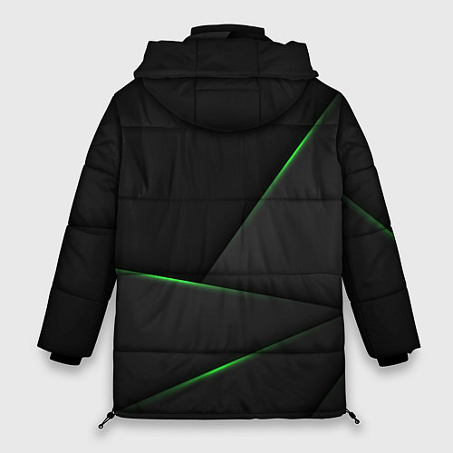 Женская зимняя куртка CS background / 3D-Черный – фото 2